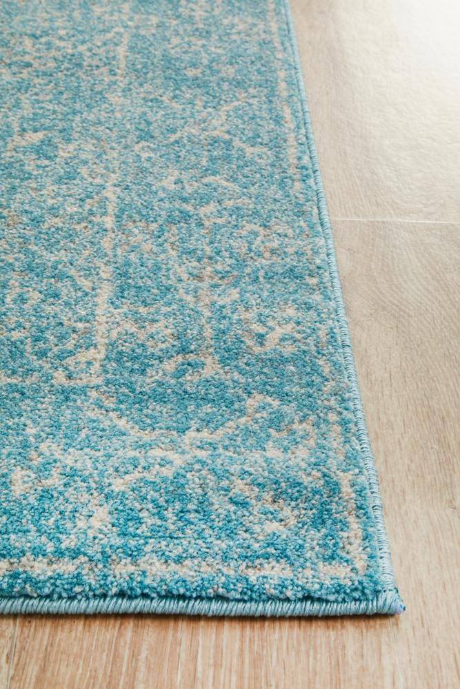 Rug Culture Rugs Evoke Depth Blue Transitional Runner Rug