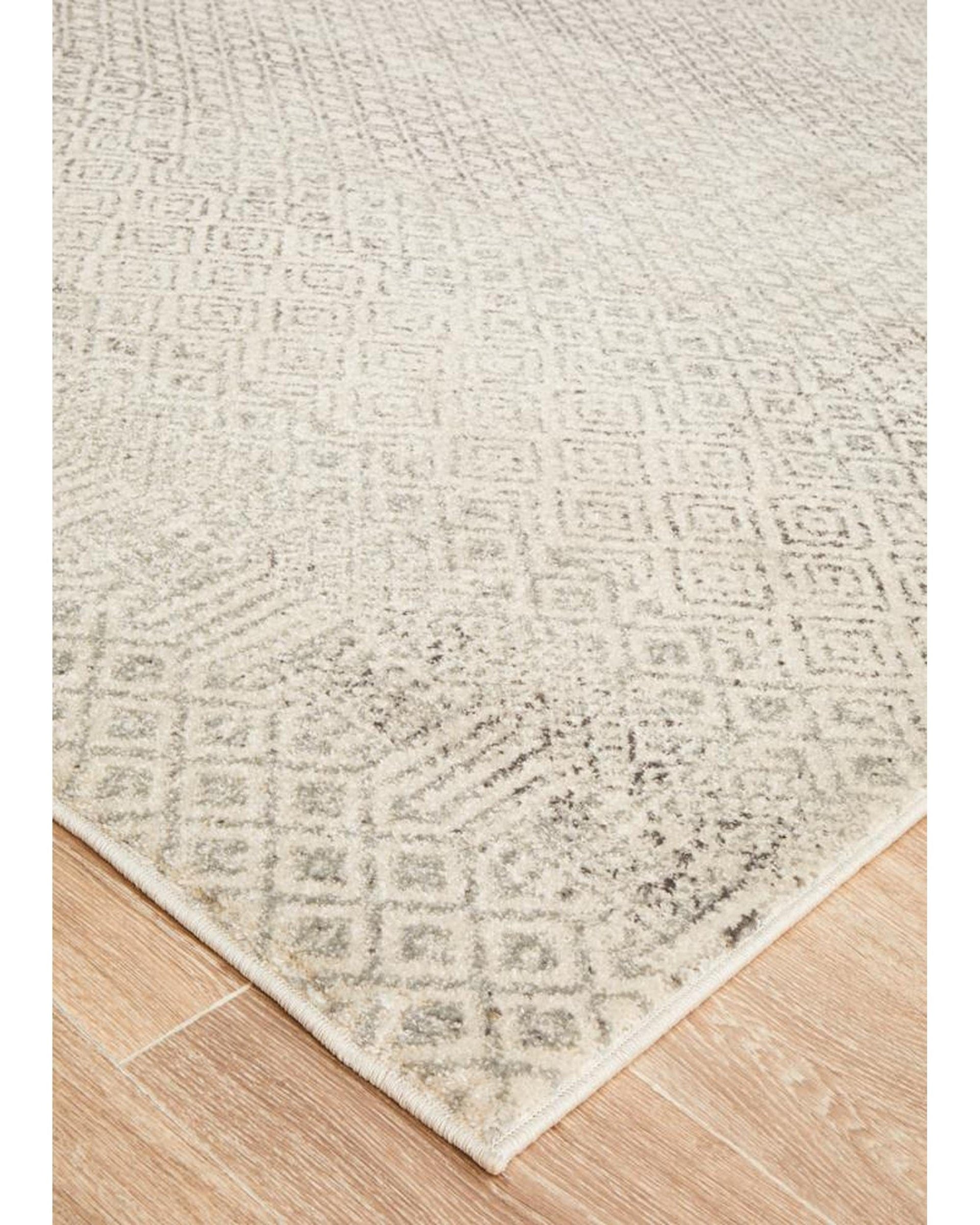 Rug Culture Rugs Evoke Diamond Grey Transitional Rug