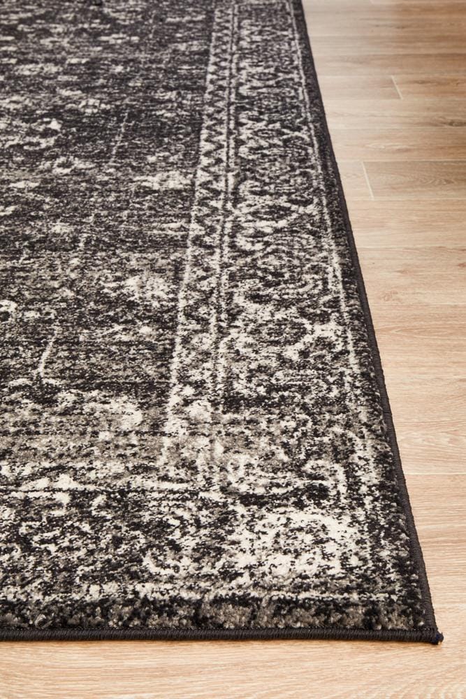 Rug Culture Rugs Evoke Estella Charcoal Transitional Rug