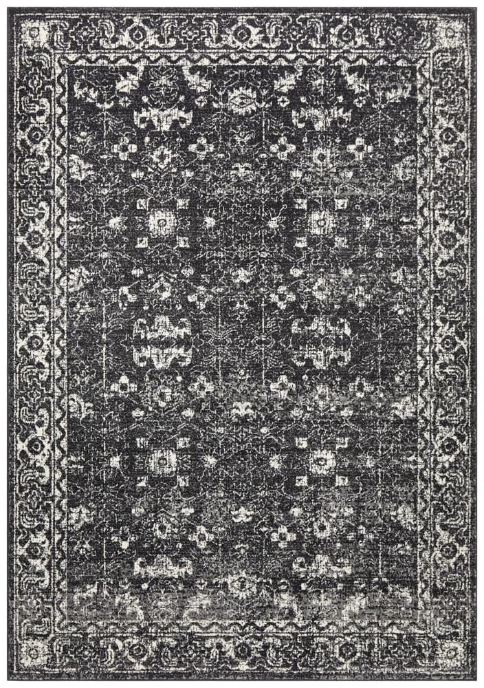 Rug Culture Rugs Evoke Estella Charcoal Transitional Rug