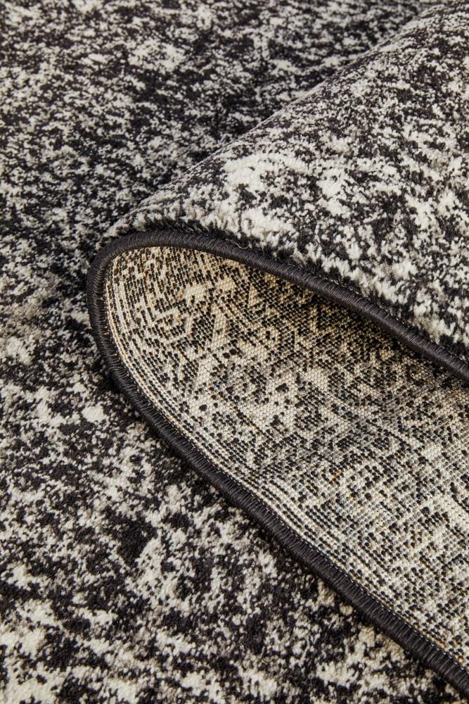 Rug Culture Rugs Evoke Estella Charcoal Transitional Runner Rug