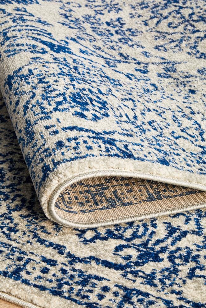 Rug Culture Rugs Evoke Frost Blue Transitional Rug