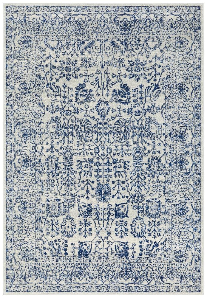 Rug Culture Rugs Evoke Frost Blue Transitional Rug