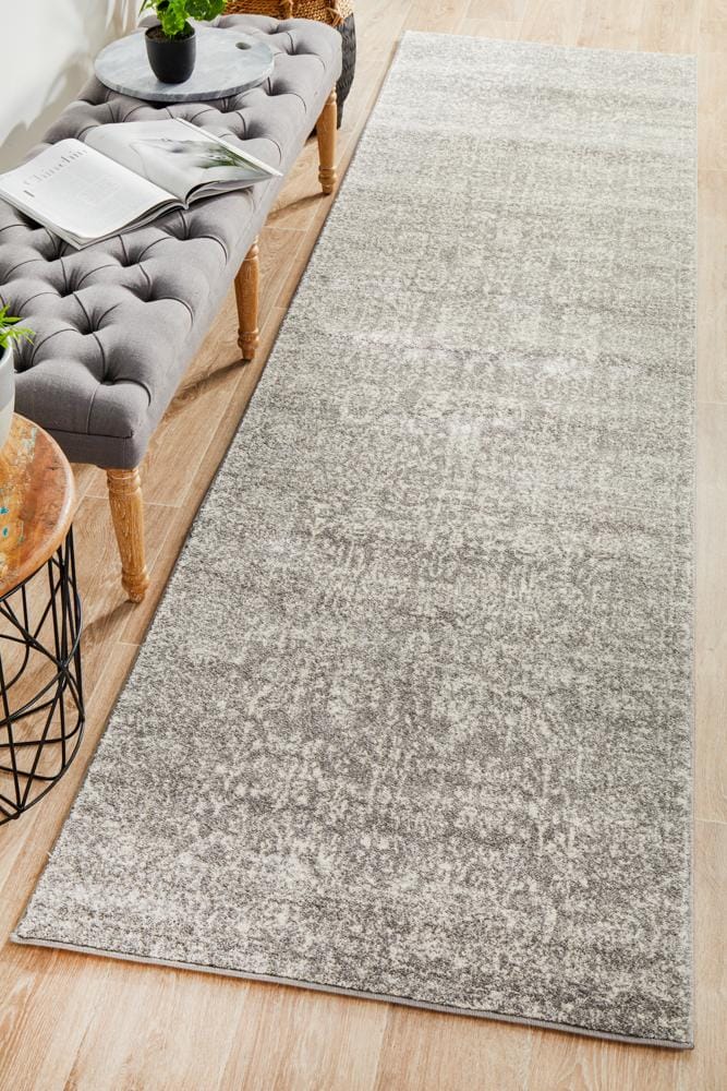 Rug Culture Rugs Evoke Homage Grey Transitional Runner Rug