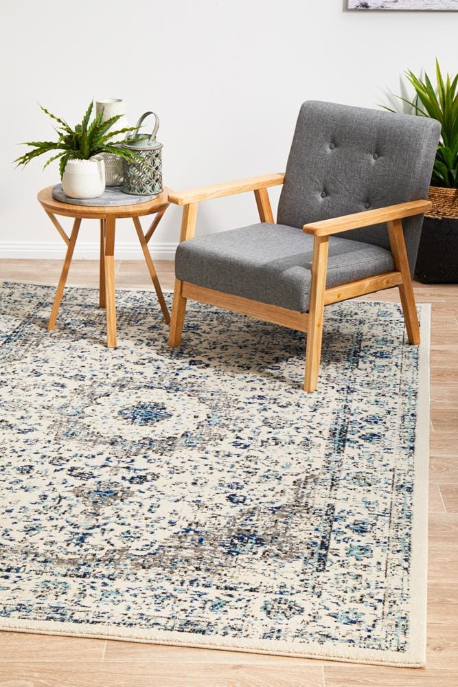 Rug Culture Rugs Evoke Mist White Transitional Rug