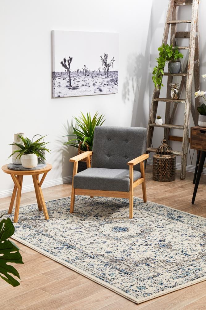 Rug Culture Rugs Evoke Mist White Transitional Rug
