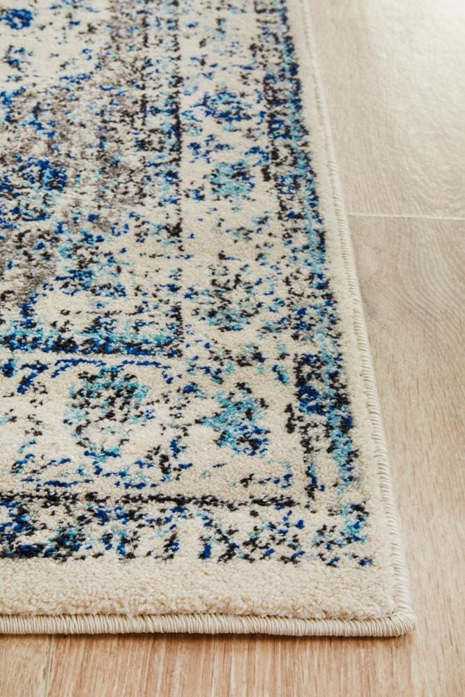 Rug Culture Rugs Evoke Mist White Transitional Runner Rug