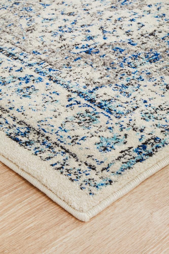 Rug Culture Rugs Evoke Mist White Transitional Runner Rug