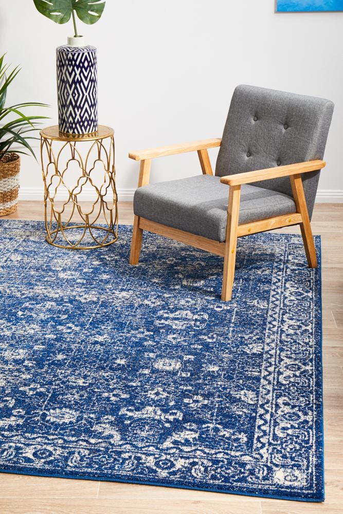Rug Culture Rugs Evoke Oasis Navy Transitional Rug