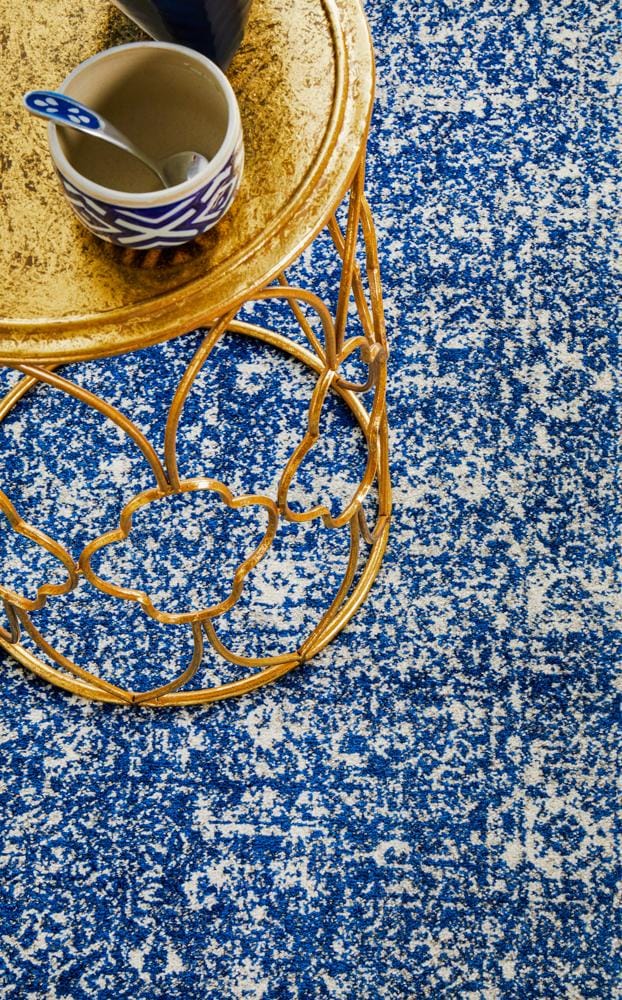 Rug Culture Rugs Evoke Oasis Navy Transitional Runner Rug