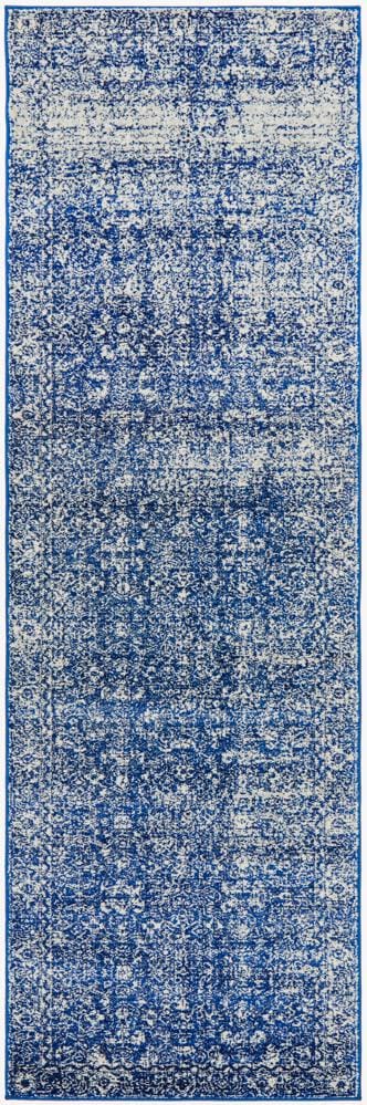 Rug Culture Rugs Evoke Oasis Navy Transitional Runner Rug