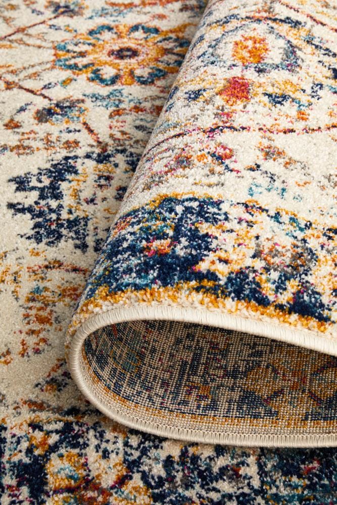 Rug Culture Rugs Evoke Peacock Ivory Transitional Rug