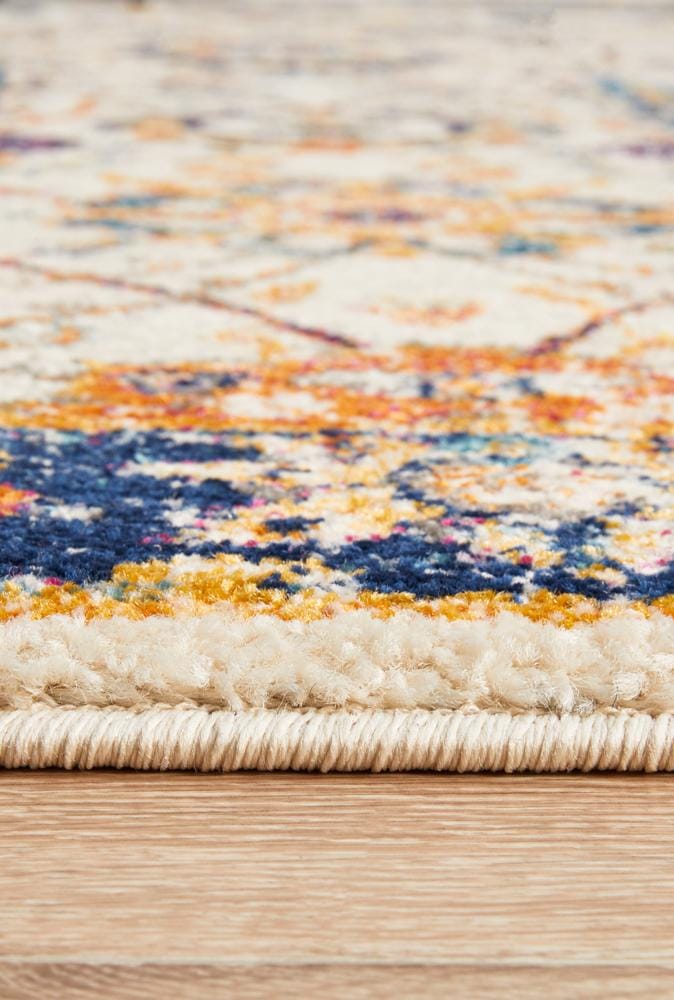 Rug Culture Rugs Evoke Peacock Ivory Transitional Rug