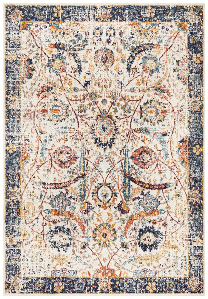 Rug Culture Rugs Evoke Peacock Ivory Transitional Rug