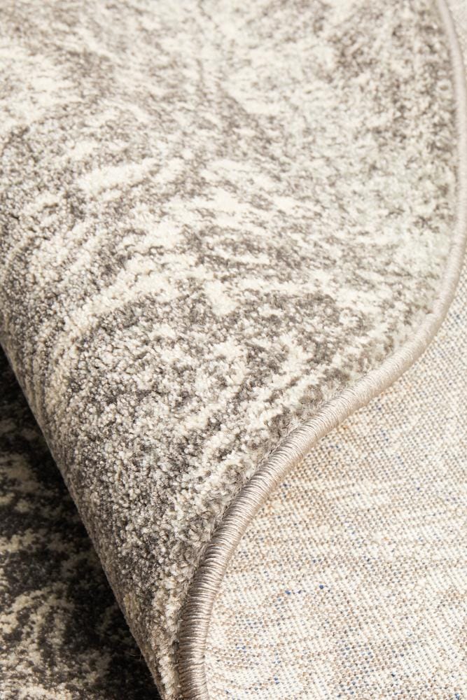 Rug Culture Rugs Evoke Pidgeon Grey Transitional Round Rug