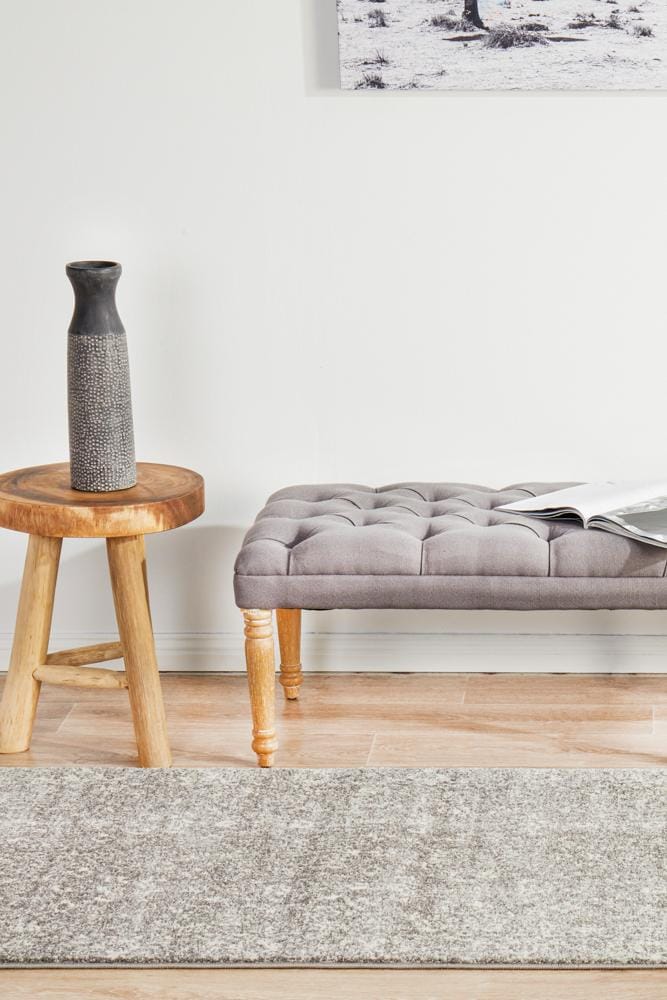 Rug Culture Rugs Evoke Pidgeon Grey Transitional Runner Rug