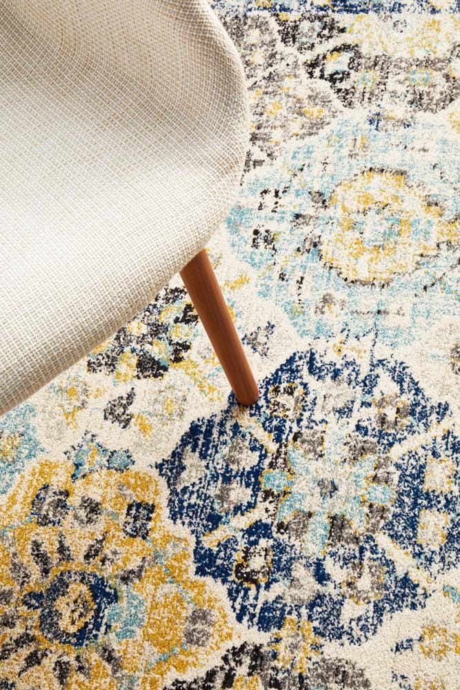 Rug Culture Rugs Evoke Poppy Multi Transitional Rug
