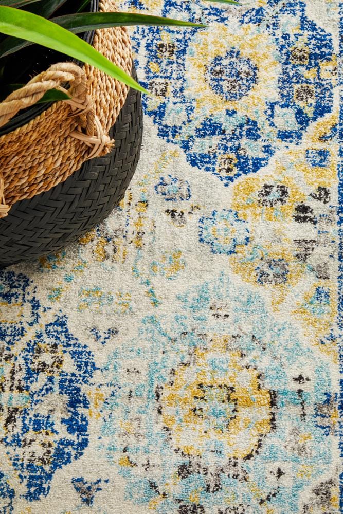 Rug Culture Rugs Evoke Poppy Multi Transitional Runner Rug
