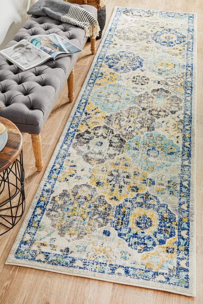 Rug Culture Rugs Evoke Poppy Multi Transitional Runner Rug