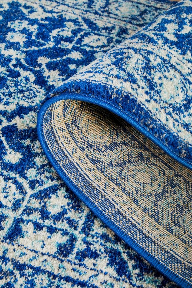 Rug Culture Rugs Evoke Release Navy Transitional Runner Rug