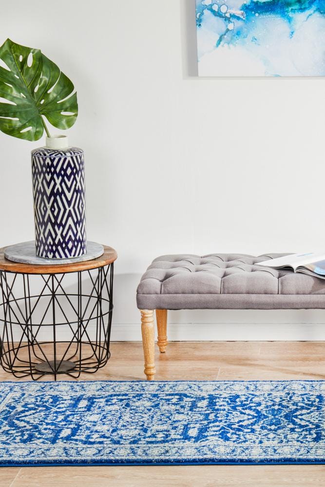 Rug Culture Rugs Evoke Release Navy Transitional Runner Rug