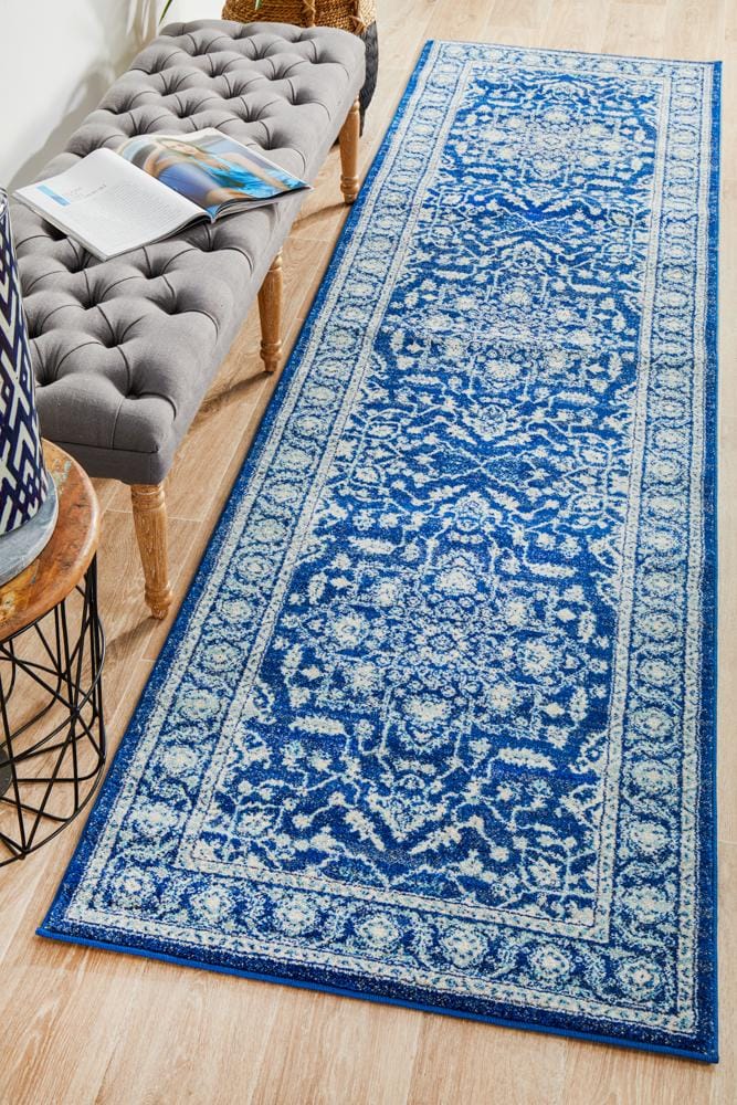 Rug Culture Rugs Evoke Release Navy Transitional Runner Rug