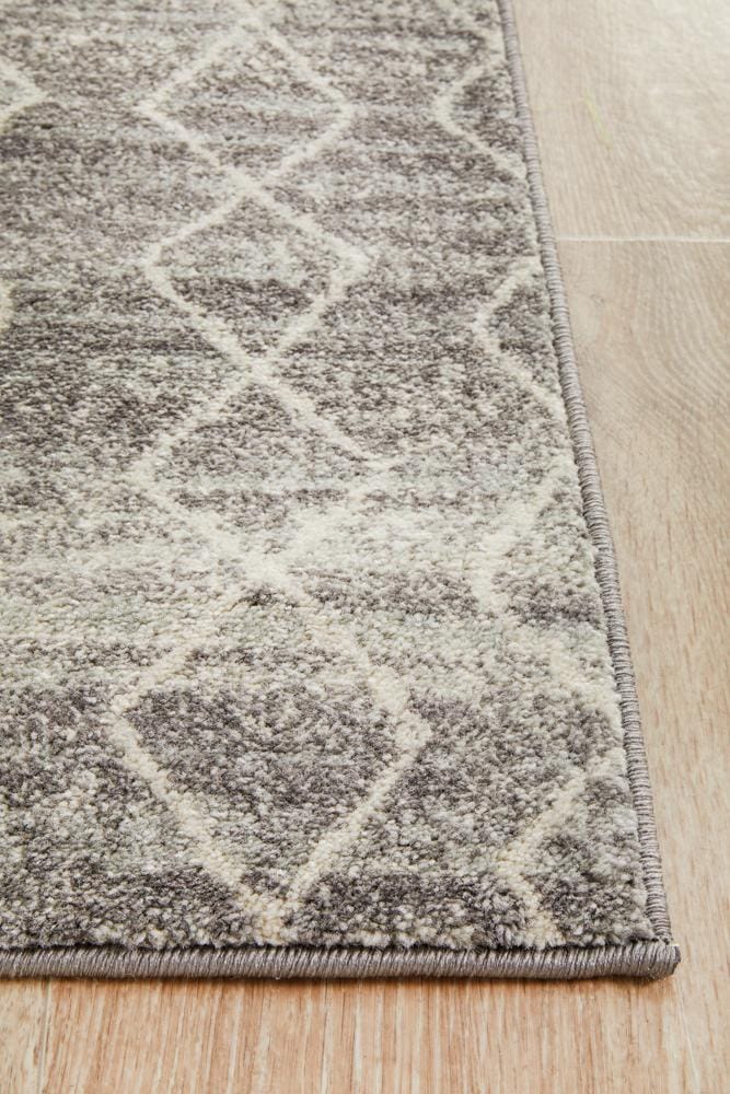 Rug Culture Rugs Evoke Remy Silver Transitional Runner Rug