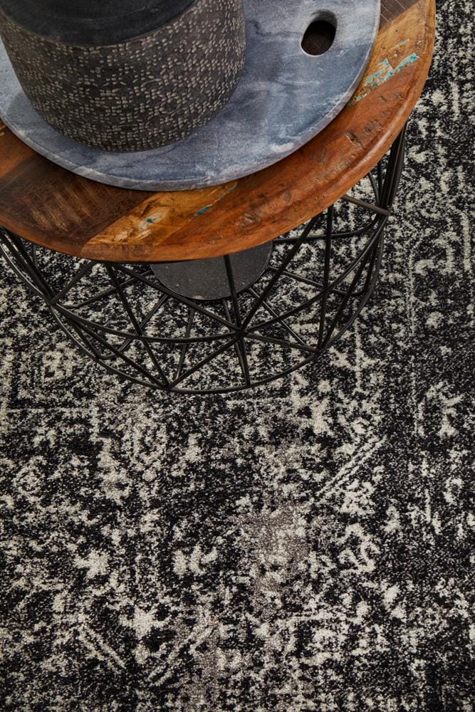 Rug Culture Rugs Evoke Scape Charcoal Transitional Runner Rug