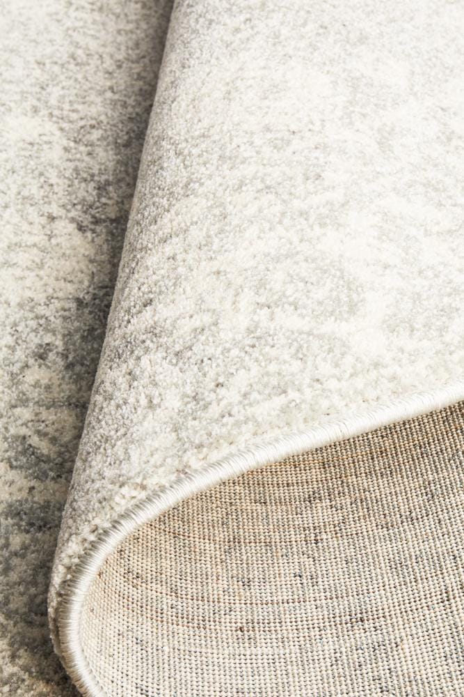 Rug Culture Rugs Evoke Shine Silver Transitional Round Rug