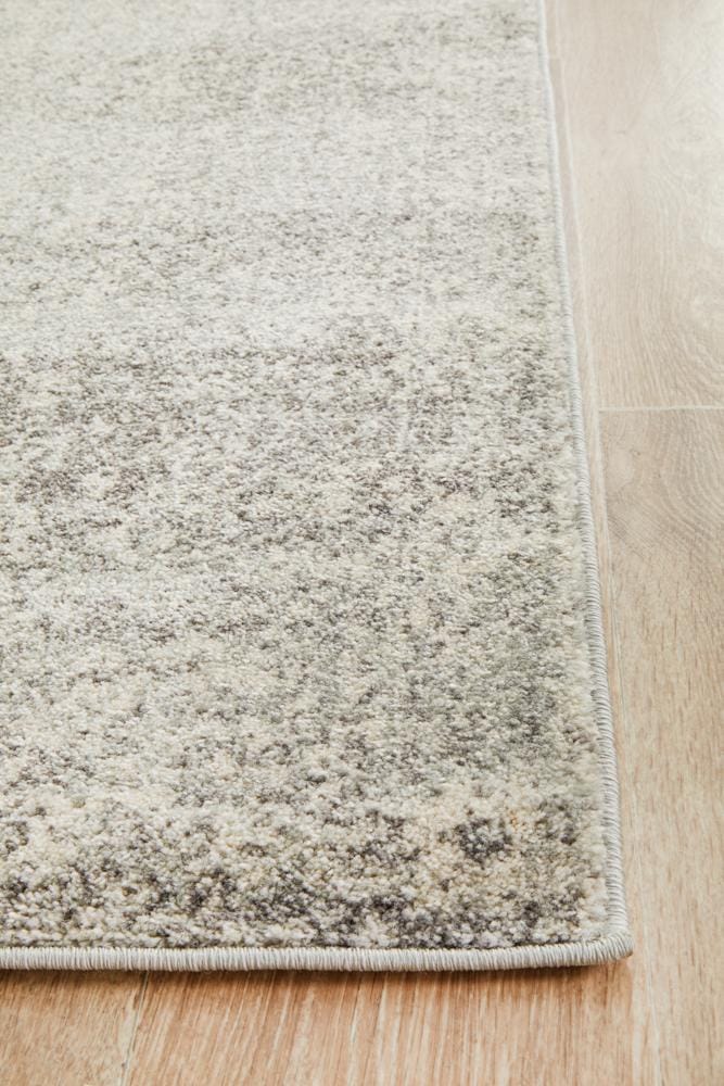 Rug Culture Rugs Evoke Shine Silver Transitional Runner Rug