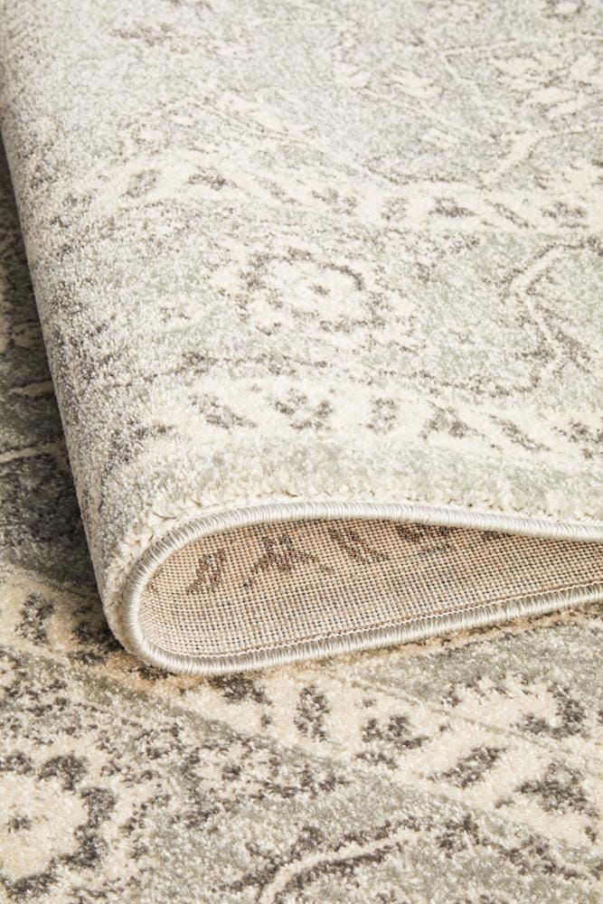Rug Culture Rugs Evoke Silver Flower Transitional Rug