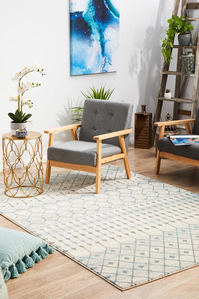 Rug Culture Rugs Evoke Slate White Transitional Rug