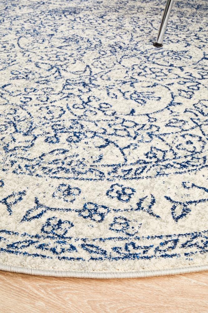 Rug Culture Rugs Evoke Whisper White Transitional Round Rug