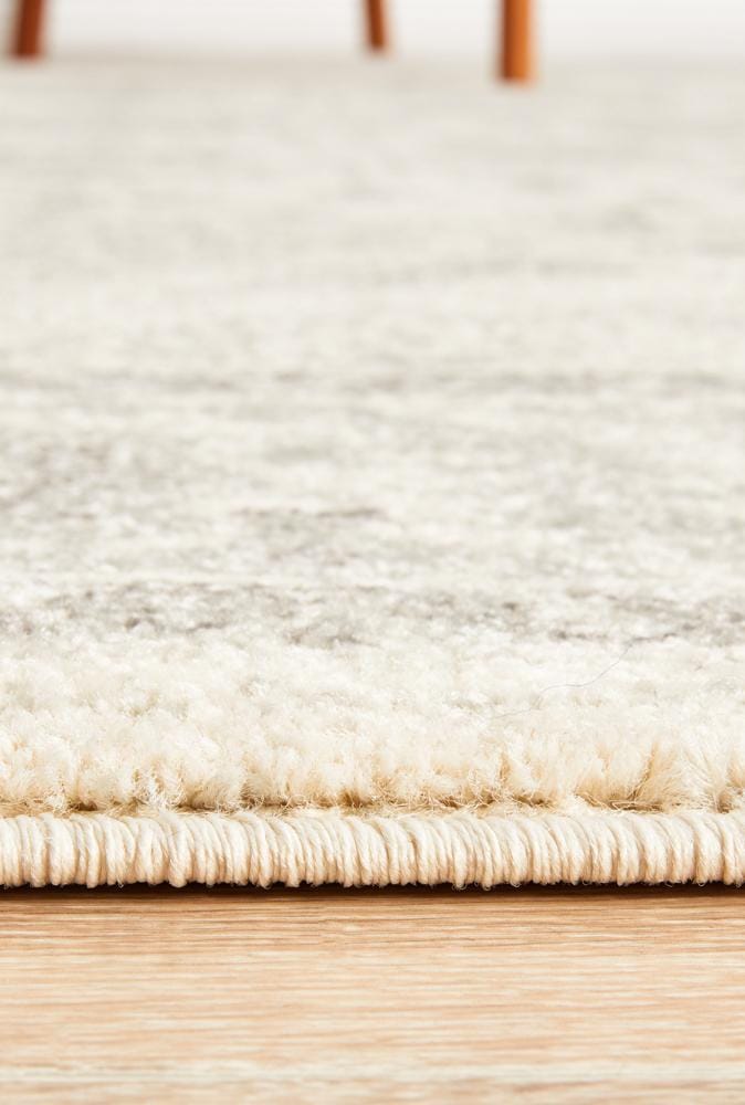 Rug Culture Rugs Evoke Winter White Transitional Rug