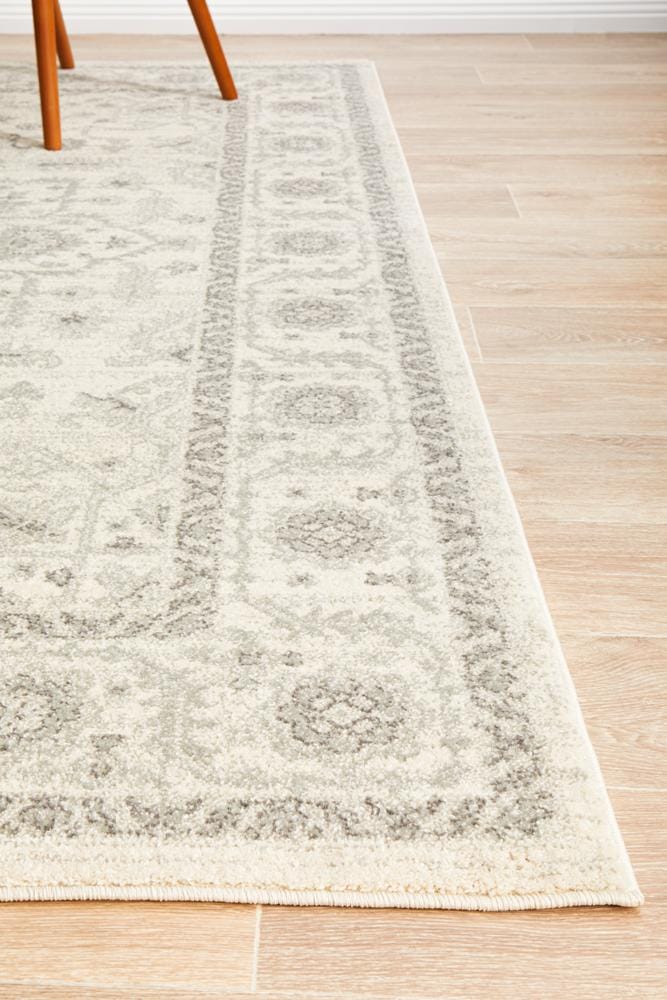 Rug Culture Rugs Evoke Winter White Transitional Rug