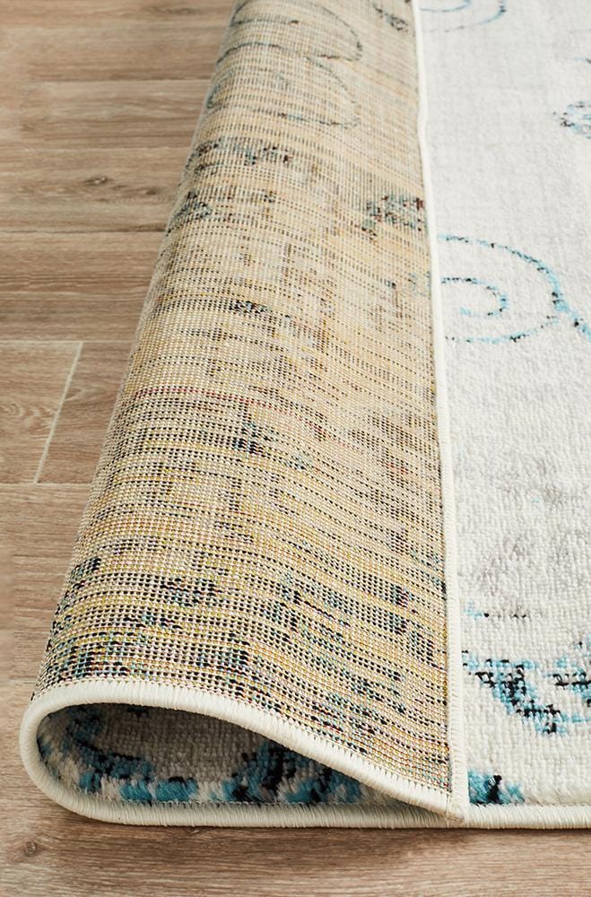 Rug Culture Rugs Giselle Transitional Rug Blue Grey