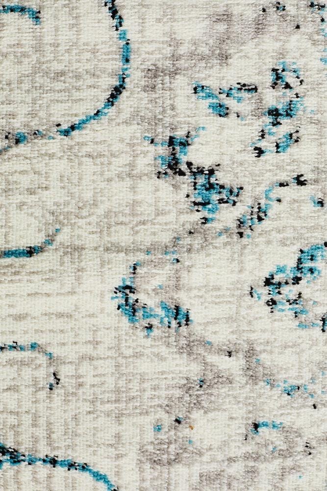 Rug Culture Rugs Giselle Transitional Rug Blue Grey
