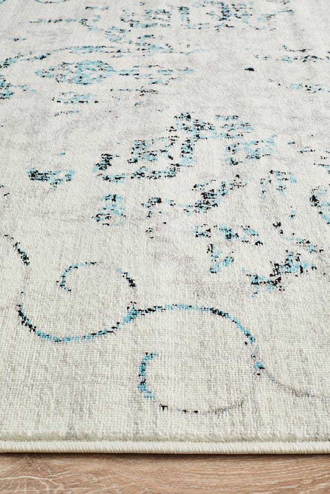 Rug Culture Rugs Giselle Transitional Rug Blue Grey