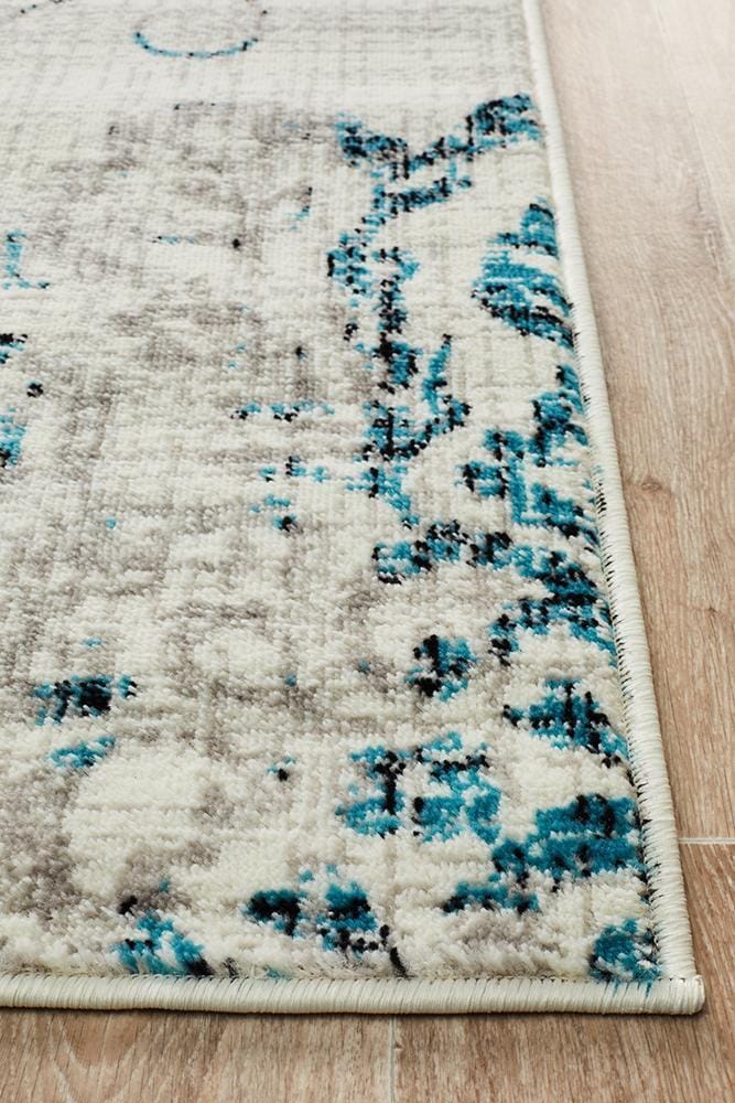 Rug Culture Rugs Giselle Transitional Rug Blue Grey