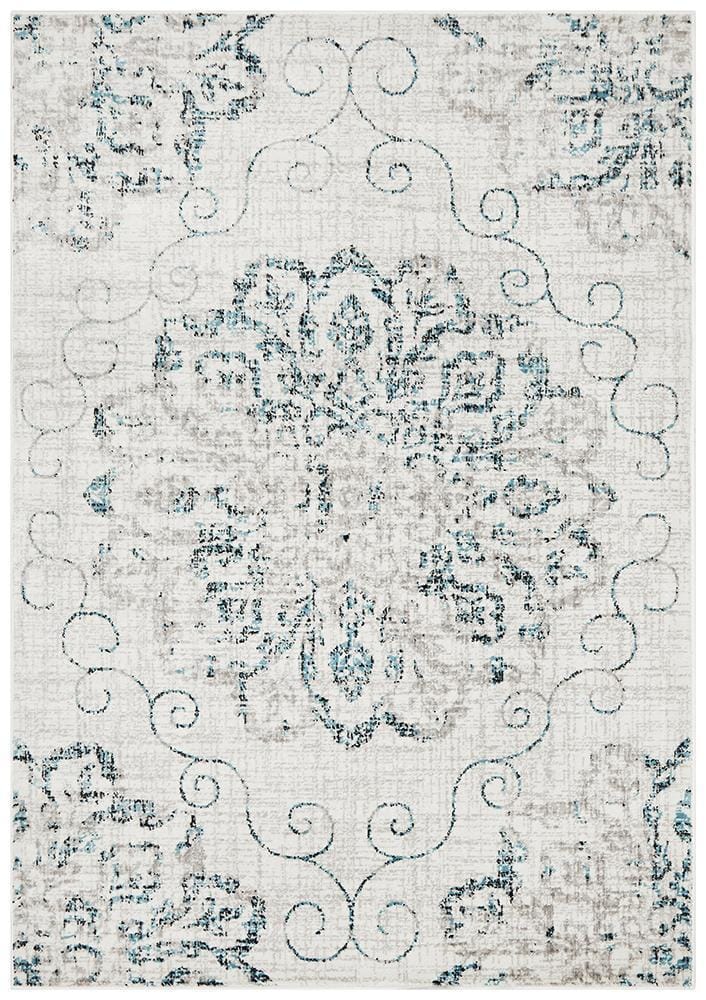 Rug Culture Rugs Giselle Transitional Rug Blue Grey