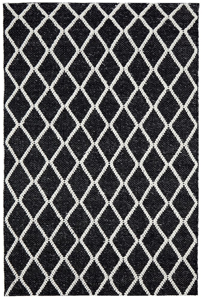 RUG CULTURE Rugs Huxley Black Rug