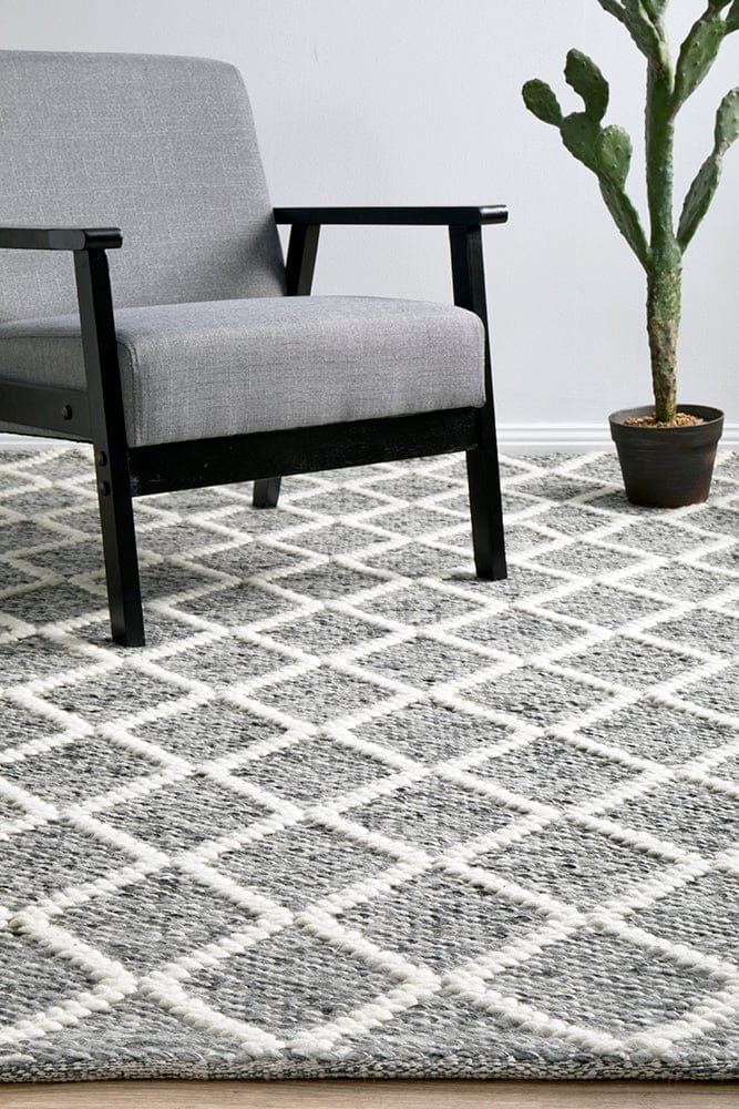 RUG CULTURE Rugs Huxley Grey Rug