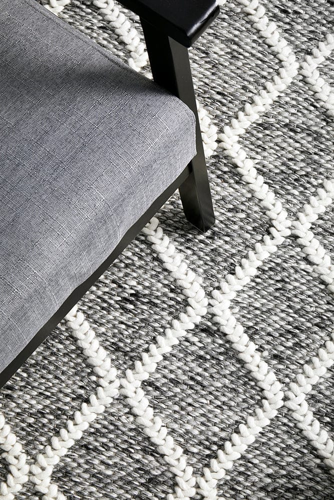RUG CULTURE Rugs Huxley Grey Rug