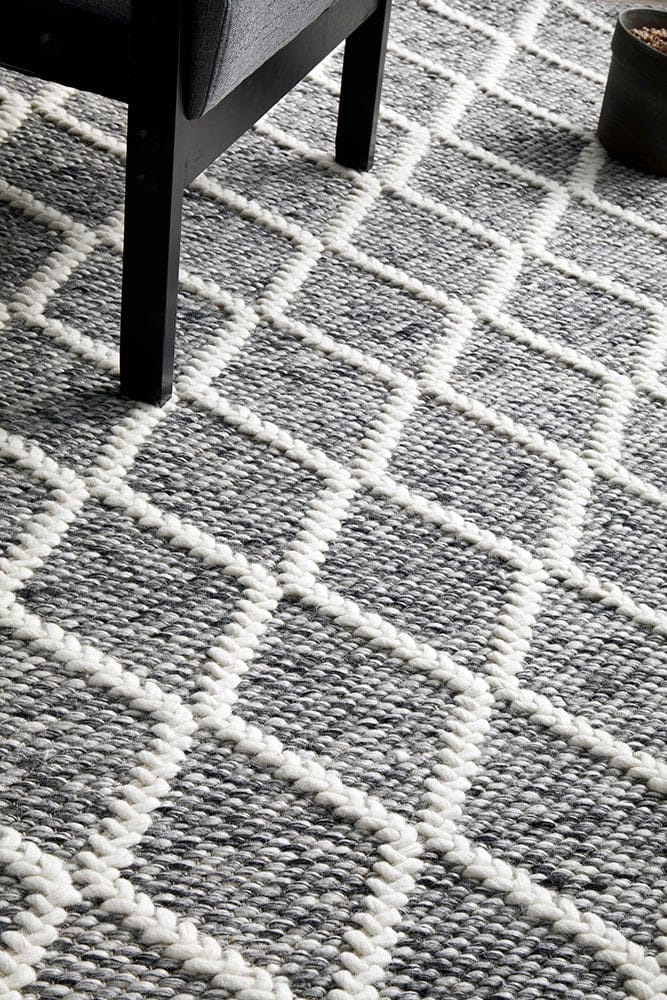 RUG CULTURE Rugs Huxley Grey Rug