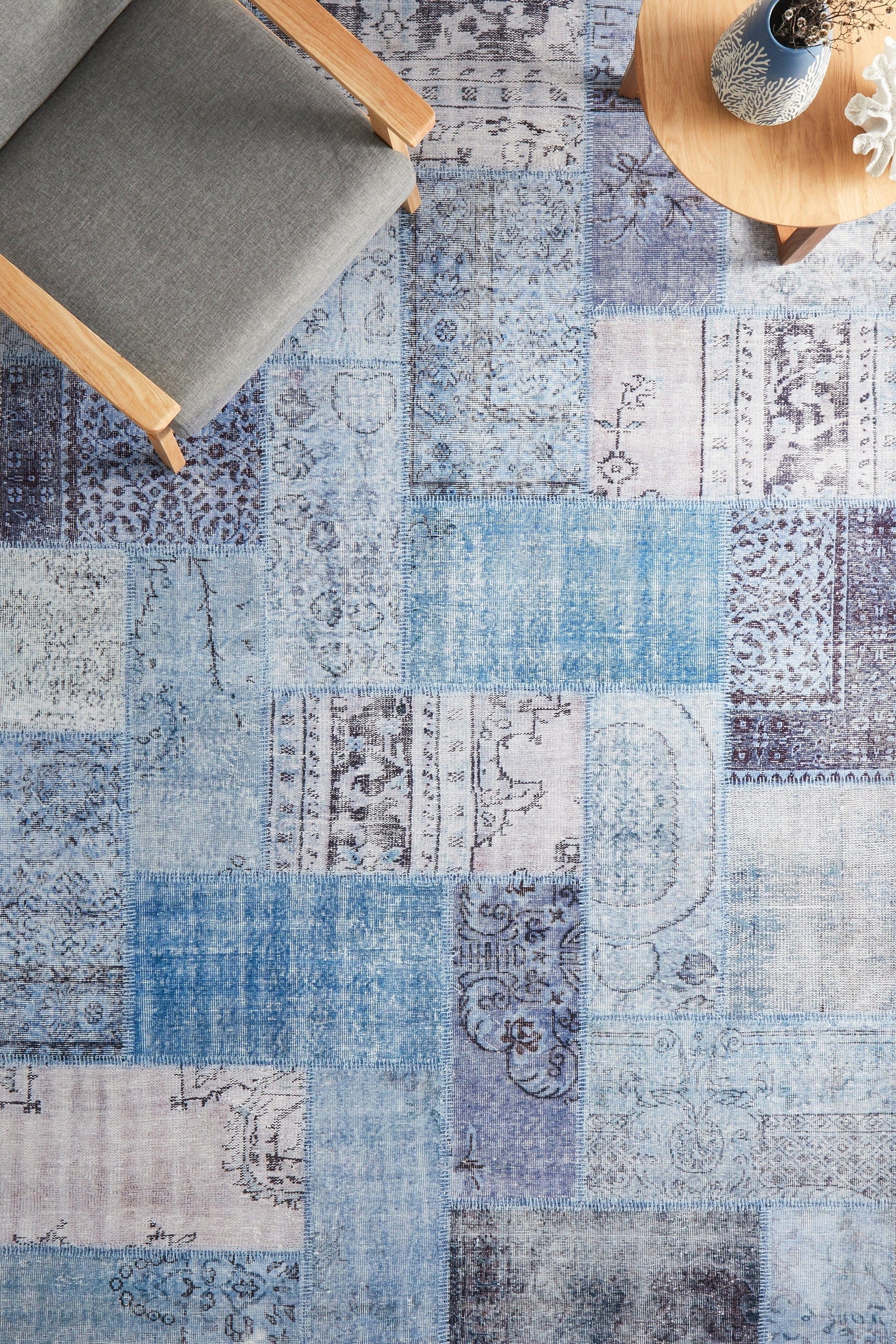 RUG CULTURE Rugs Illusions 121 Denim Rug