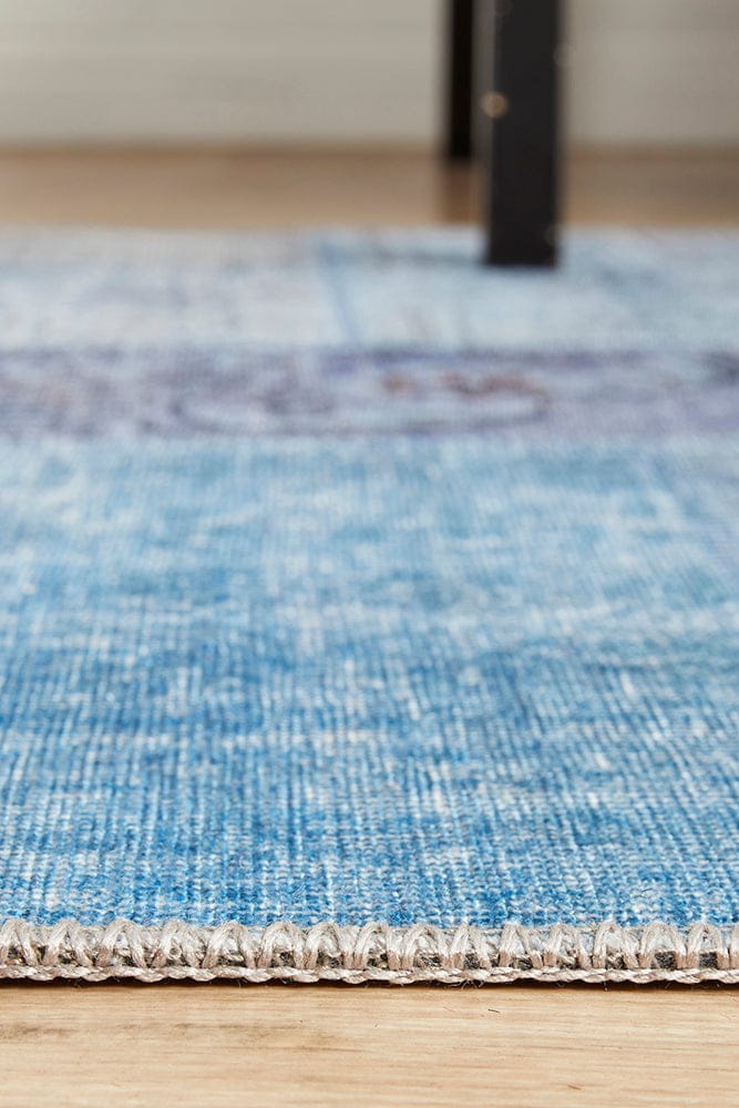 RUG CULTURE Rugs Illusions 121 Denim Runner Rug