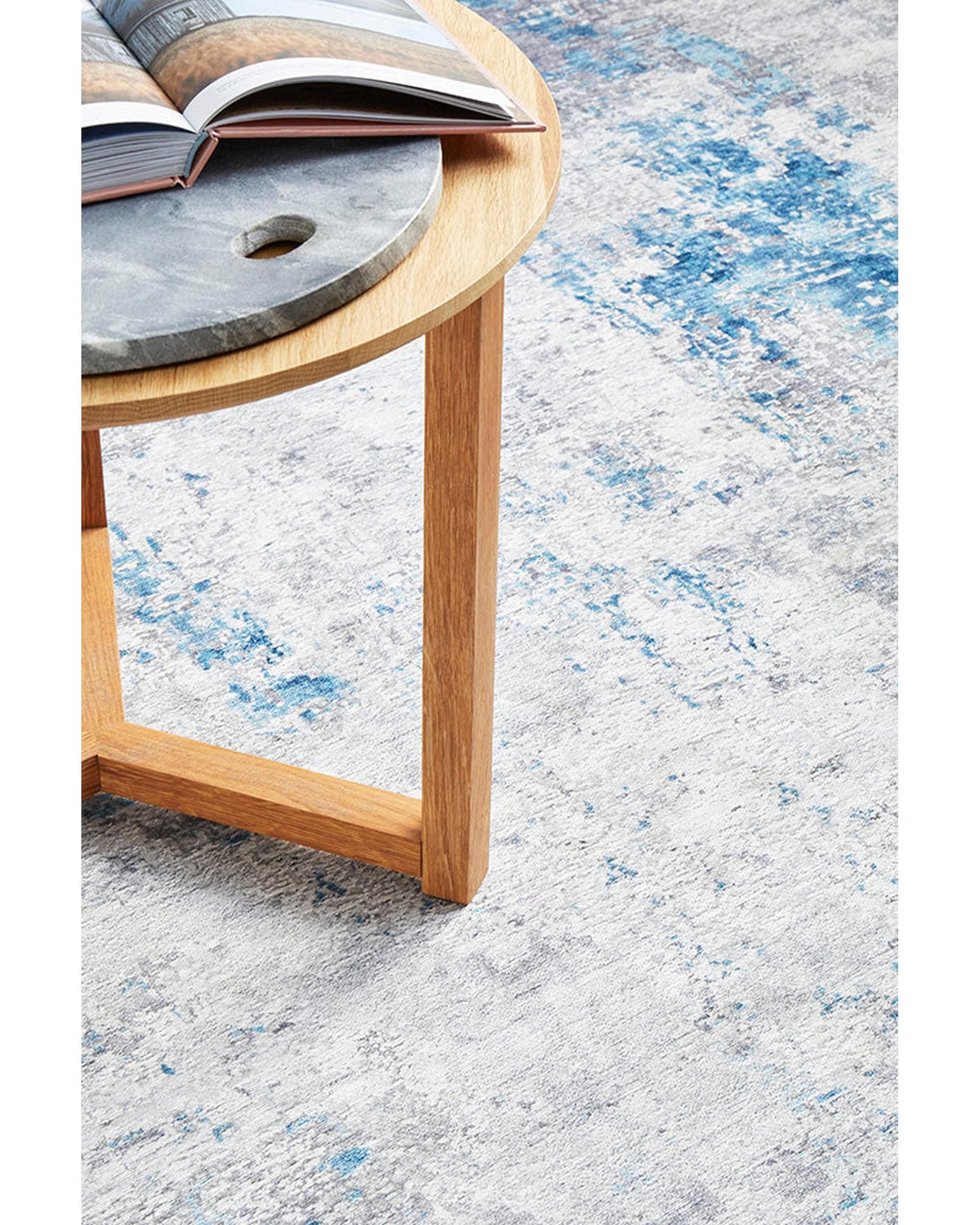 RUG CULTURE Rugs Illusions 132 Blue Rug