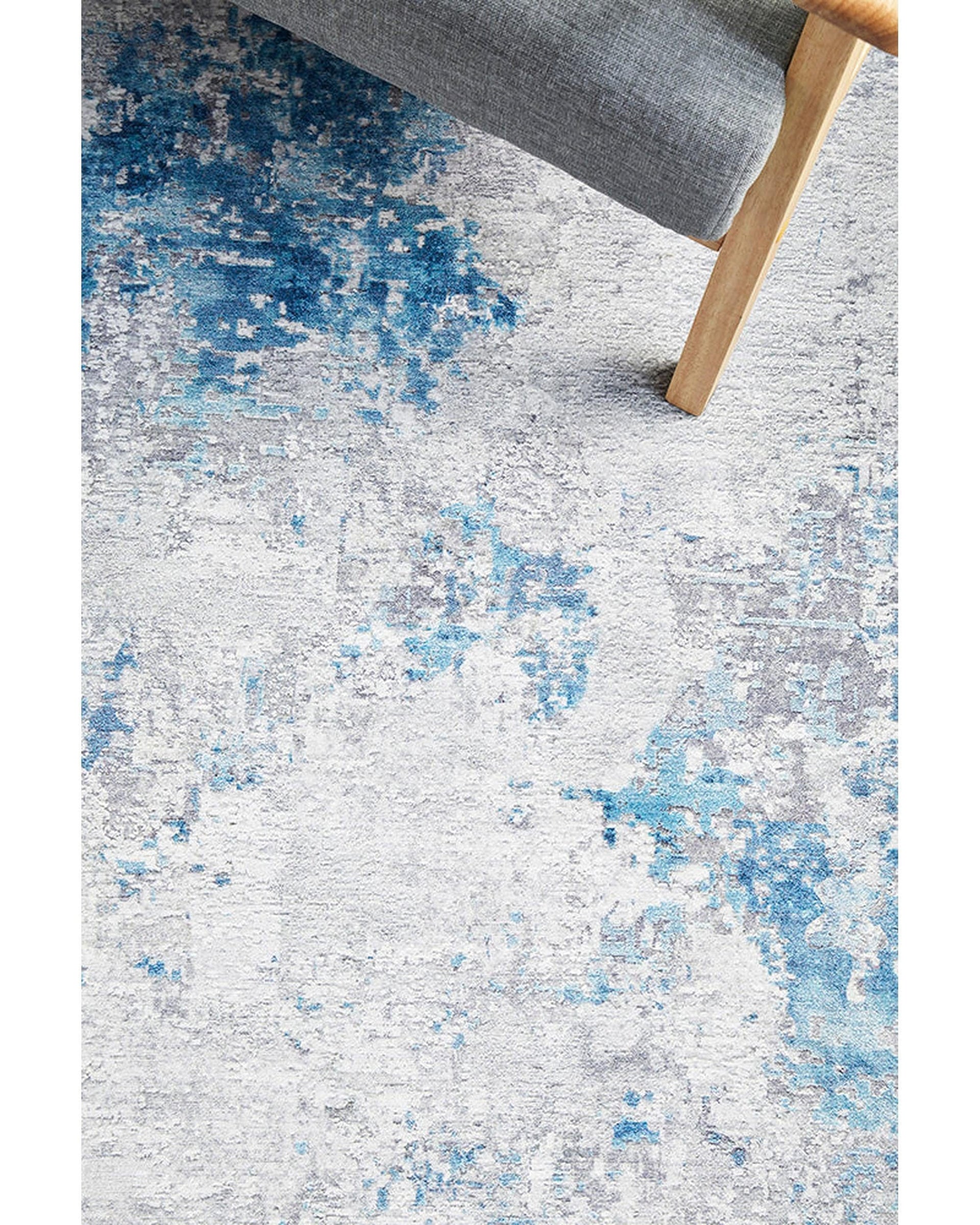 RUG CULTURE Rugs Illusions 132 Blue Rug