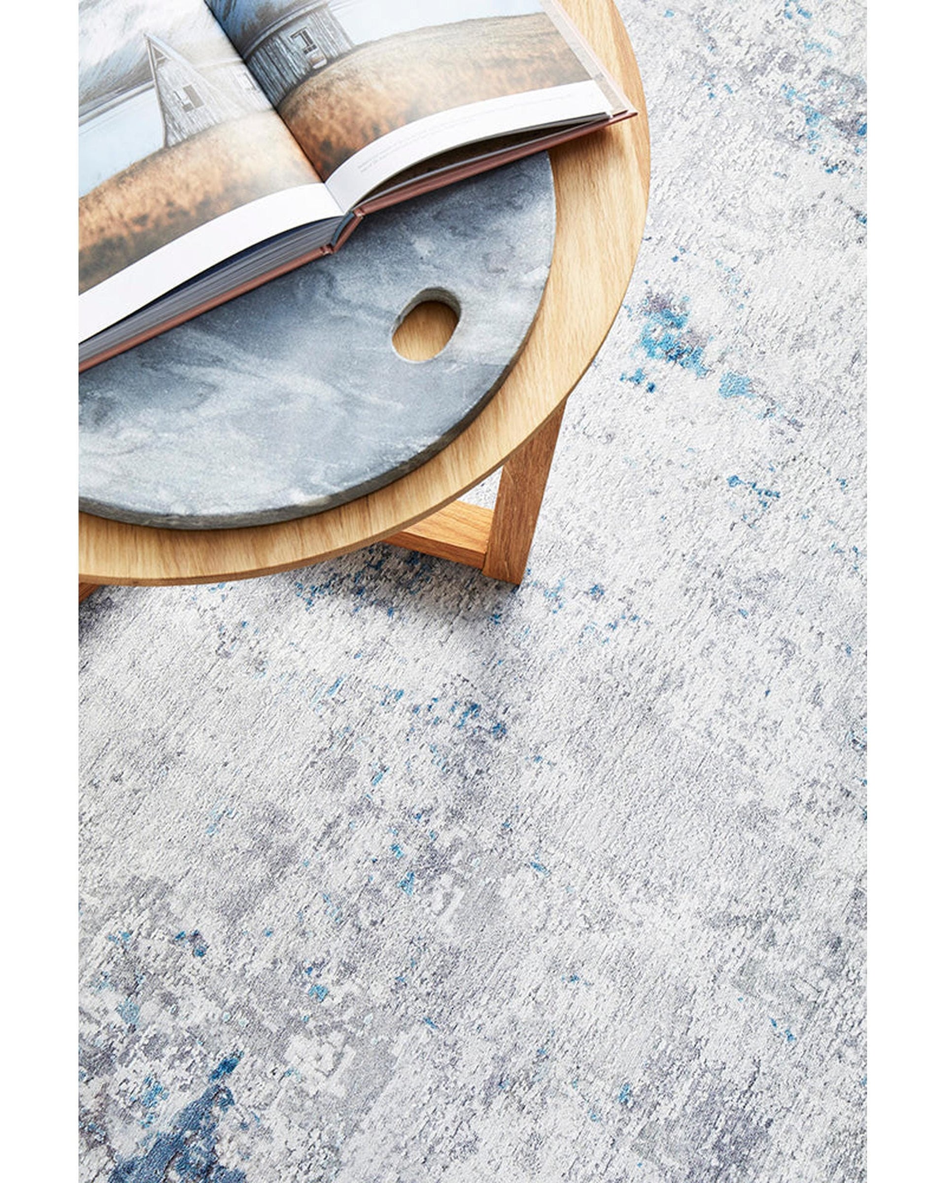 RUG CULTURE Rugs Illusions 132 Blue Rug