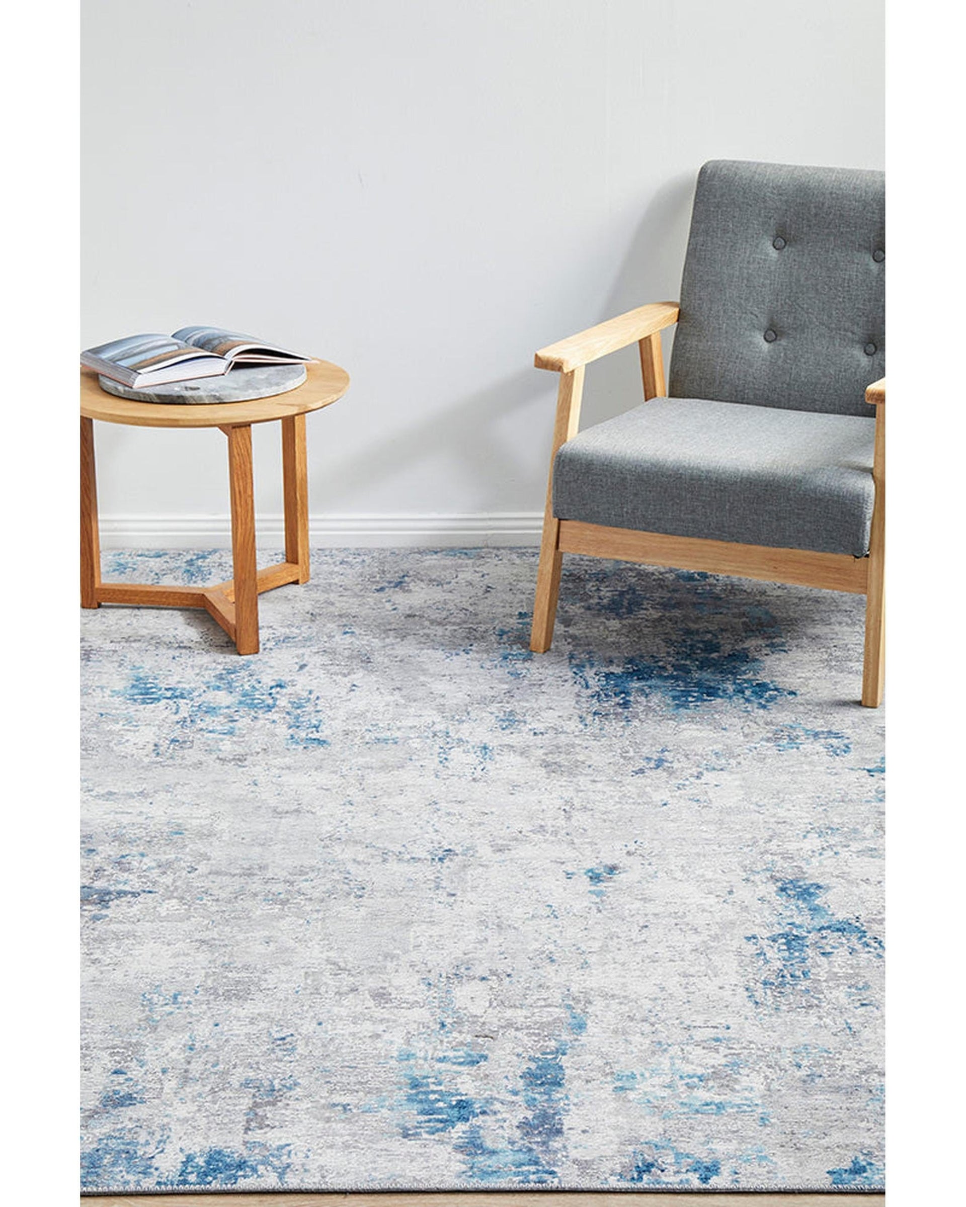 RUG CULTURE Rugs Illusions 132 Blue Rug
